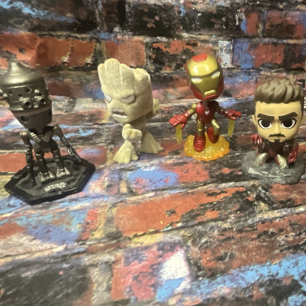 Funko Marvel and star wars mini figurine lot of 4
